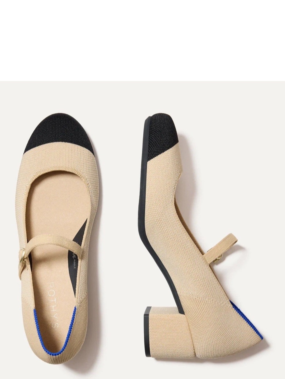 Rothy's The Mary Jane Block Heel New Size 8.5